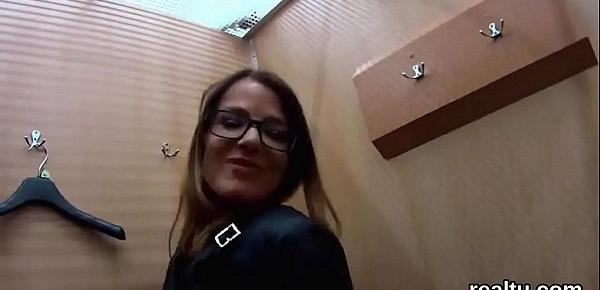 Ravishing czech kitten gets seduced in the mall and banged in pov
